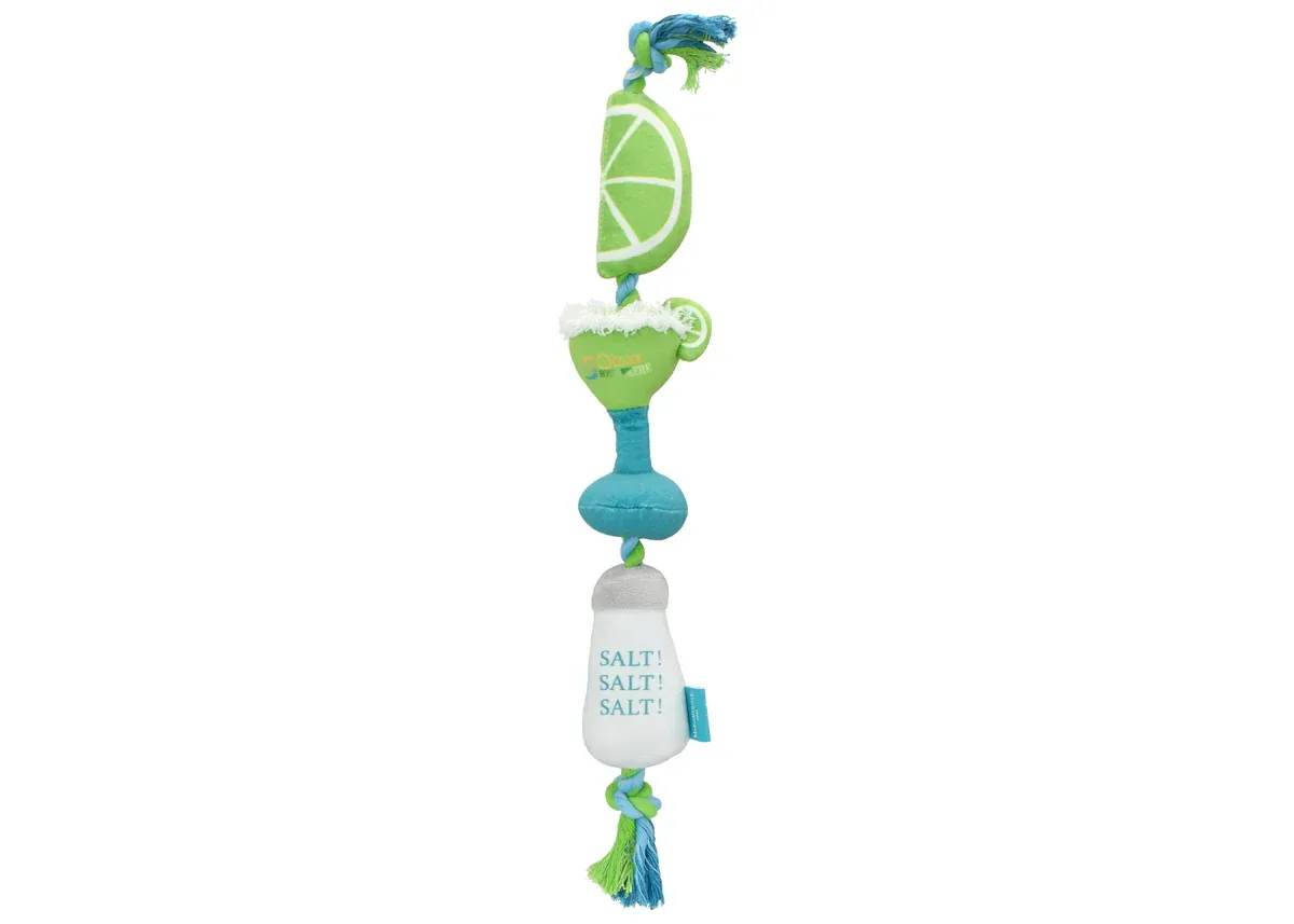 Multipet Margaritaville Salt & Lime Rope Dog Toy 18"