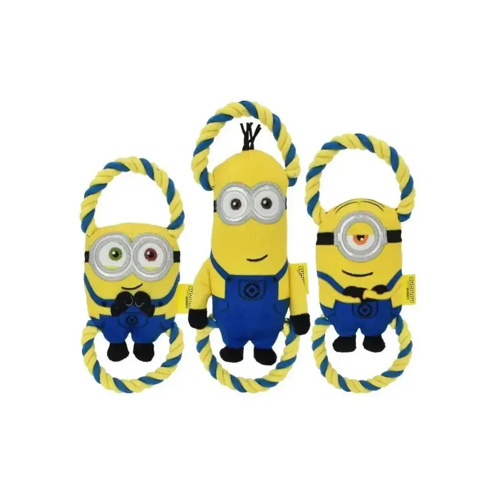 Multipet Minion Double Tug Dog Rope Toy Assrt. 1ea/10"
