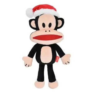 Multipet Paul Frank Julius Plush Squeaky Dog Toy – Holiday Edition