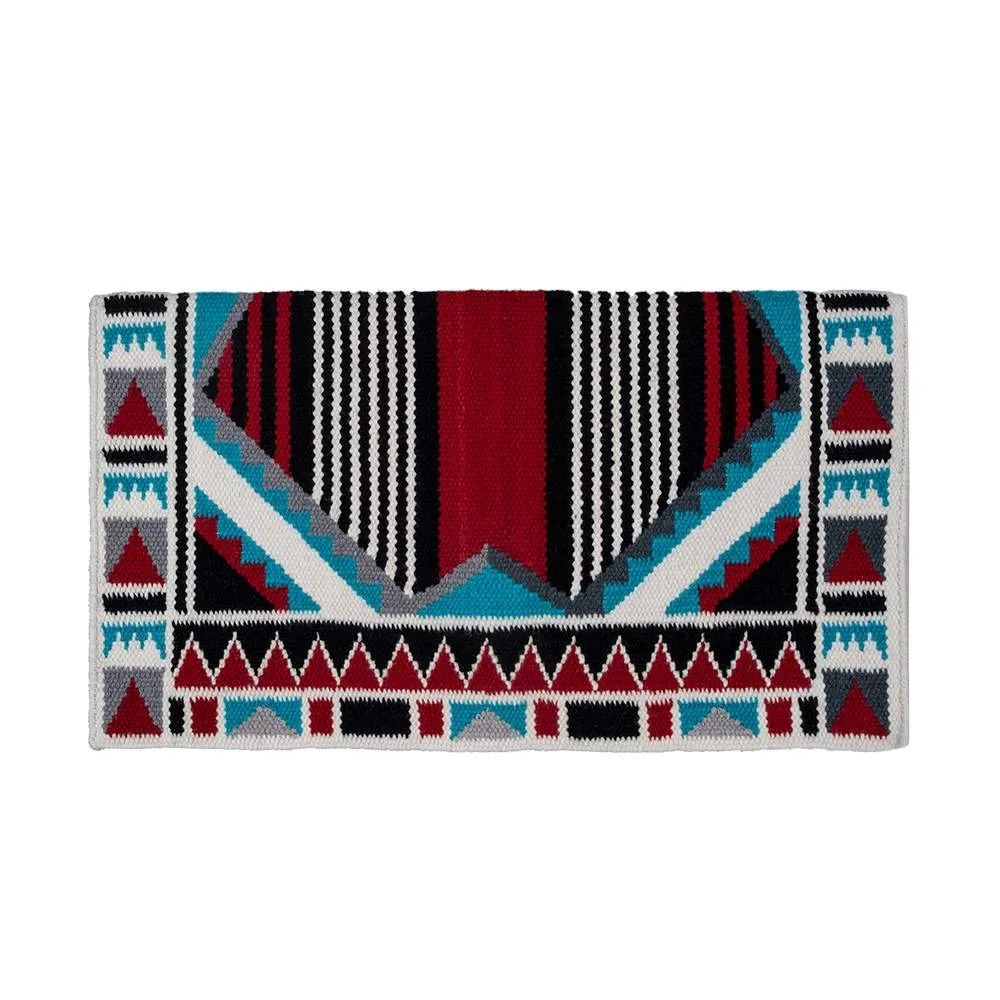 Mustang Good Medicine Highly Decorated Wool Saddle Blanket