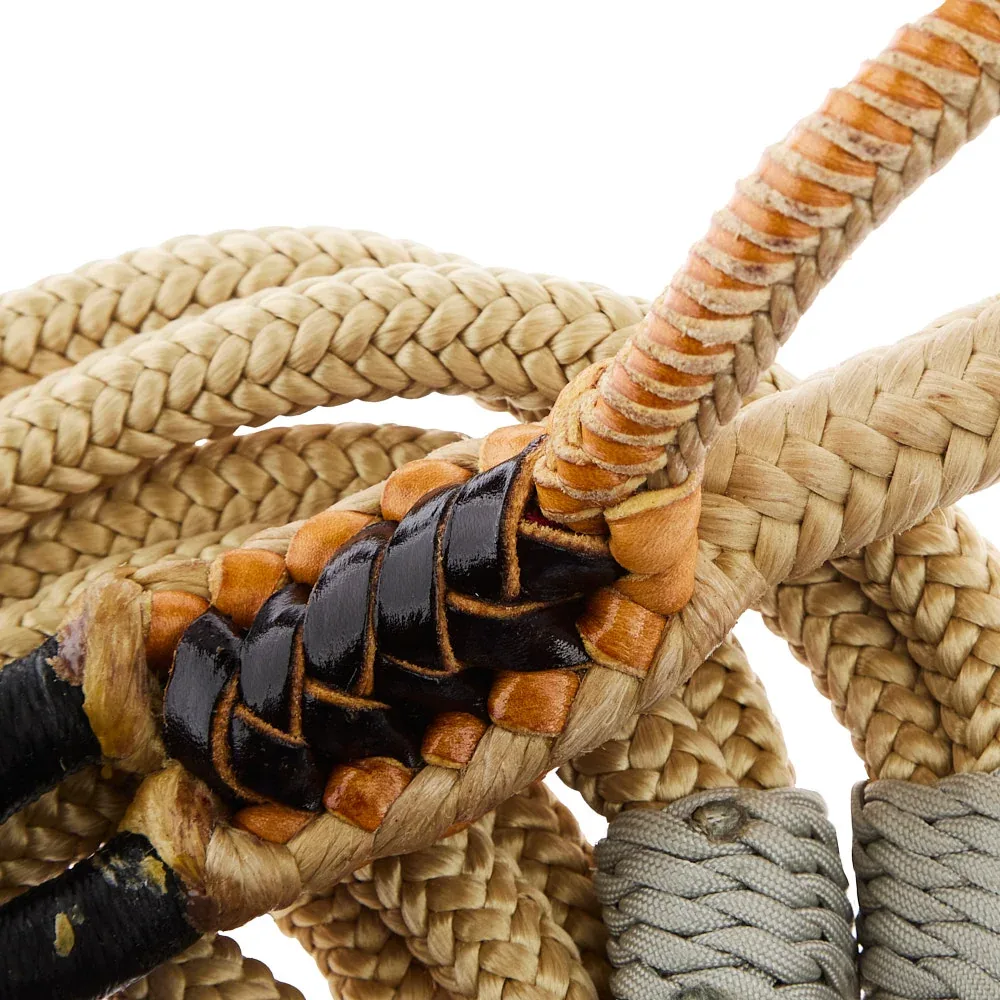 Mx Bull Ropes Brazilian Left Handed 7/8in Double Braid Grey Adult Pro Bull Rope - Image 2