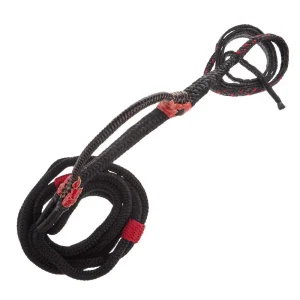 Mx Bull Ropes Brazilian Right Handed 5/8 Double Braid Black and Red Junior Bull Rope