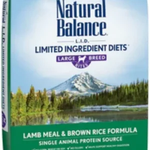 Natural Balance L.I.D. Limited Ingredient Diet Lamb & Brown Rice Large Breed