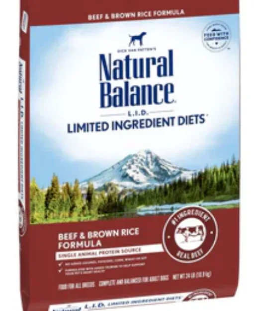 Natural Balance L.I.D. Limited Ingredient Diets Beef & Brown Rice Formula