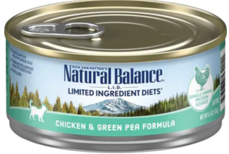 Natural Balance L.I.D. Limited Ingredient Diets Chicken & Green Pea 5.5oz 24 Pc.