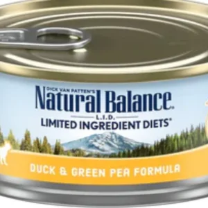 Natural Balance L.I.D Limited Ingredient Diets Duck & Green Pea 5.5oz Case of 24