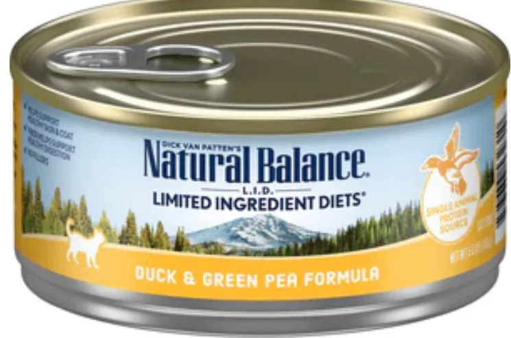 Natural Balance L.I.D Limited Ingredient Diets Duck & Green Pea 5.5oz Case of 24