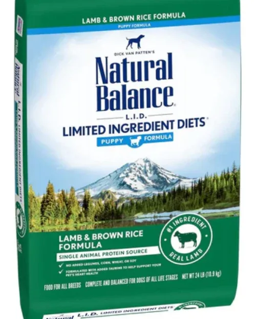 Natural Balance L.I.D. Limited Ingredient Diets Lamb & Brown Rice Puppy Formula