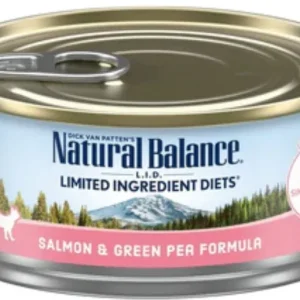 Natural Balance L.I.D. Limited Ingredient Diets Salmon & Green Pea 5.5oz 24 Cans