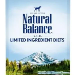 Natural Balance LID Salmon and Brown Rice Dry Dog Food 4 lb Bag