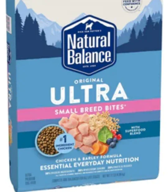 Natural Balance Original Ultra Chicken & Barley Formula Small Breed Bites