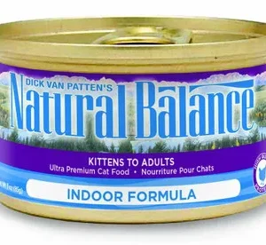Natural Balance Pet Foods Indoor Formula Canned Cat Wet Food 5.5 oz 24 Pack