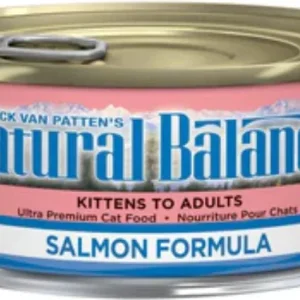 Natural Balance Salmon Formula Canned Cat Food 5.5oz Case of 24