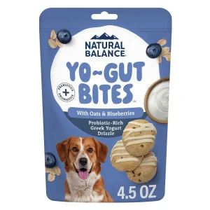 Natural Balance Yo-Gut Bites | Oats & Blueberries Dog Treats