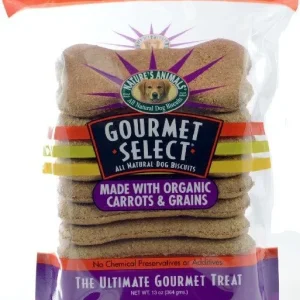 Natures Animals Gourmet Select Carrot Crunch Organic Dog Bones