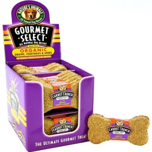 Natures Animals Gourmet Select Organic Dog Bone - Carrot Flavor