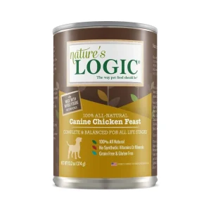 Nature's Logic Dog Chicken, 13.2 oz each, Case of 12