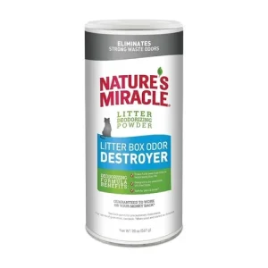 Nature's Miracle Just For Cats Litter Box Odor Destroyer - Deodorizing Powder