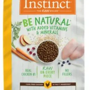 Natures Variety Instinct Be Natural Dry + Raw Dog Food 4.5Lb Bags