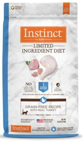 Natures Variety Instinct Cat Limited Ingredient Variety Flavors & Bag Size