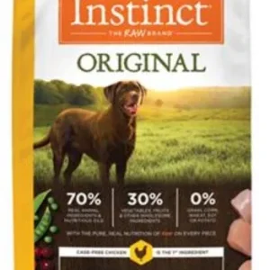 Natures Variety Instinct Original Chicken Grain-Free Recipe Dog Food 4lb Bag