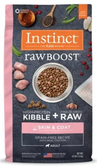 Natures Variety Instinct Raw Boost Grain Free Freeze-Dried Raw Dog Food Variety