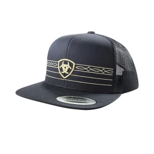 Navy Bootstitch Logo Cap