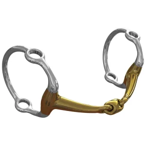 Neue Schule Tranz Angled Lozenge Cheltenham Running Lever Bit - 16 mm mouth
