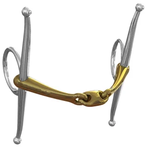 Neue Schule Tranz Angled Lozenge Full Cheek Bit - 16 mm mouth