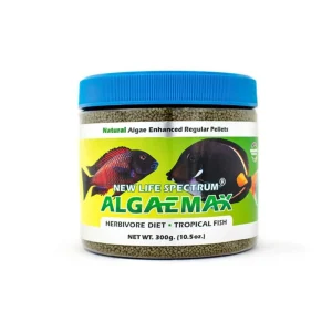 New Life Spectrum Algaemax Sinking Pellets Fish Food, 10.5 oz, Regular