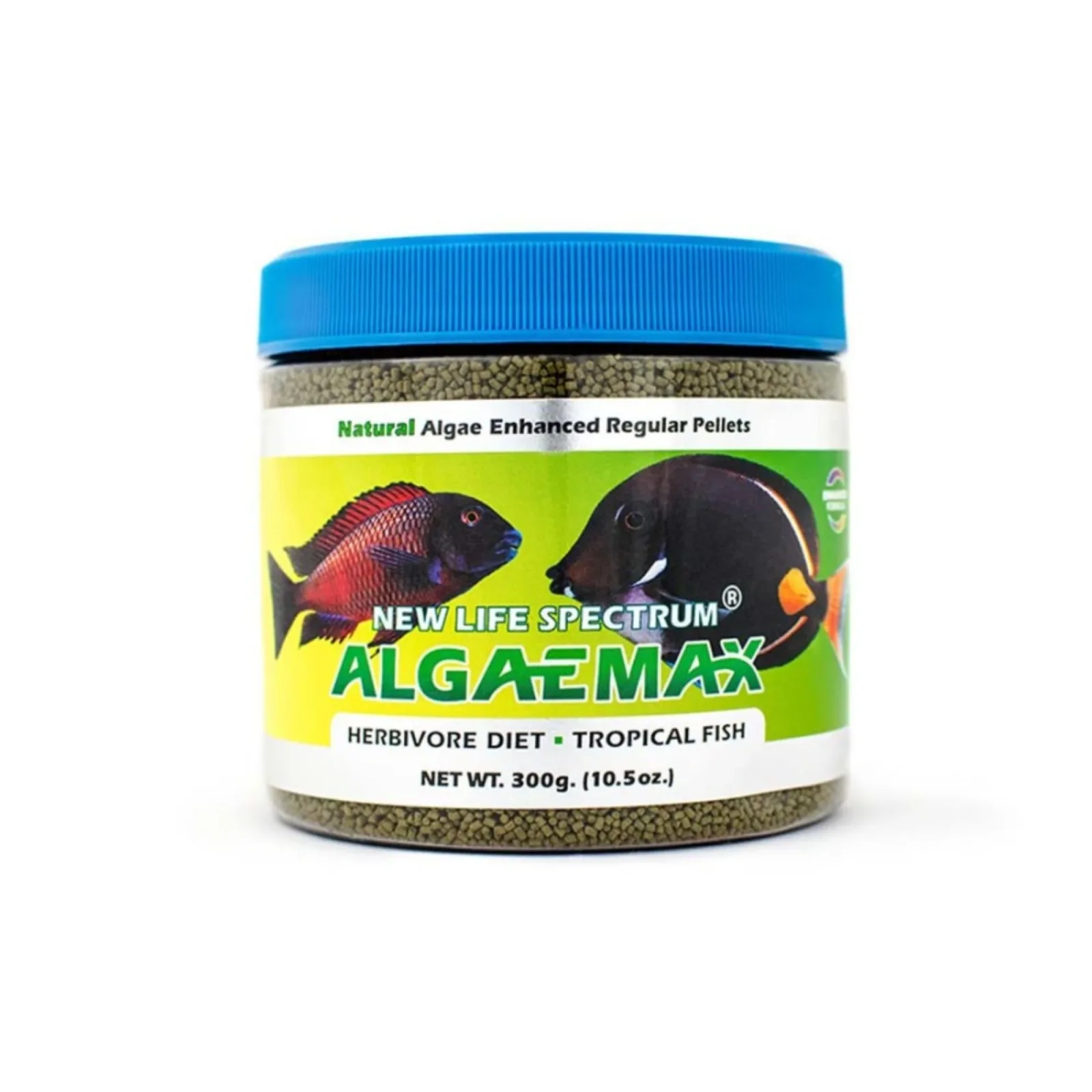 New Life Spectrum Algaemax Sinking Pellets Fish Food, 10.5 oz, Regular