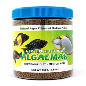 New Life Spectrum Algaemax Sinking Pellets Fish Food, 5.3 oz, Medium