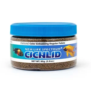 New Life Spectrum Cichlid Sinking Pellets Fish Food, 2.8 oz, Regular