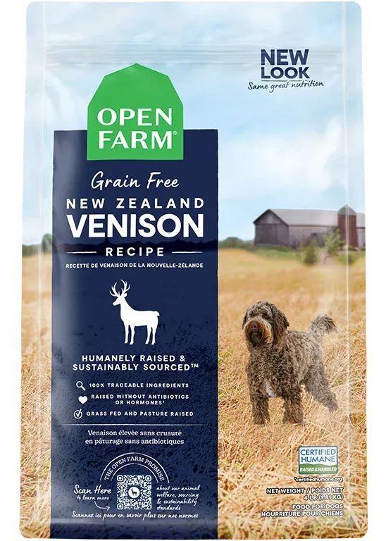 New Zealand Venison Grain-Free Dog Kibble