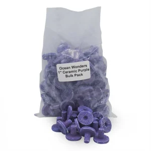 NextGen Ceramic Coral Frag Plugs 1" CORALLINE PURPLE (100 pc) - Oceans Wonders