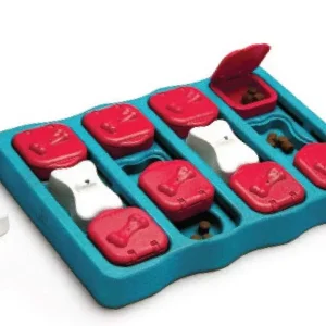 Nina Ottosson Brick Interactive Dog Toy, Blue Large