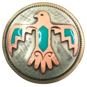 NRS 1 1/2in. Thunderbird Screwback Concho