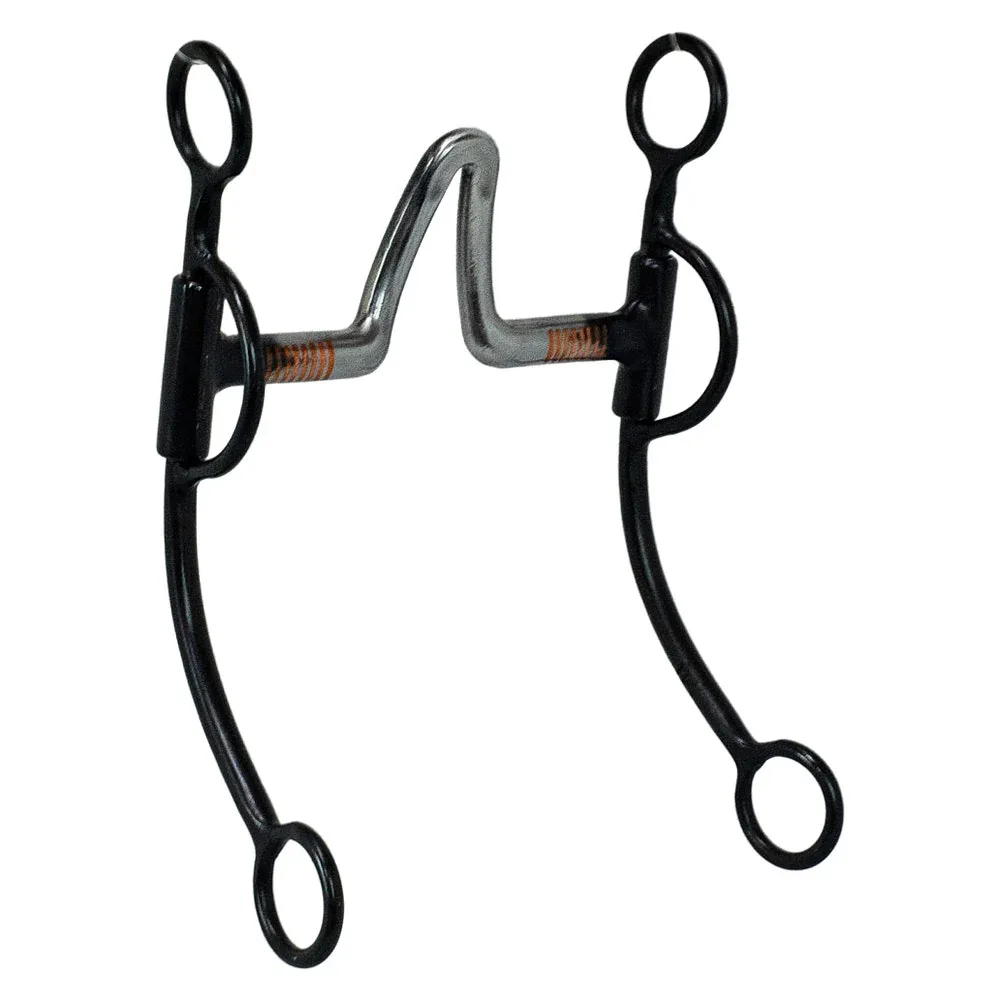 NRS Black Steel Shank Las Cruces Bit - Image 2