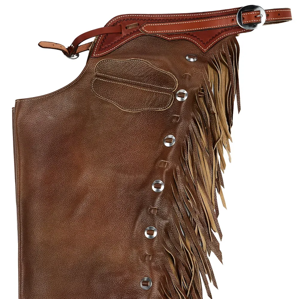 NRS Brown Smooth Extra Large Chaps - Image 2