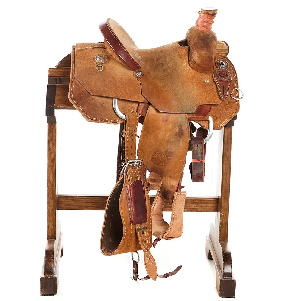 Nrs Competitor Series Used 12in Roughout Youth Team Roper - Image 2