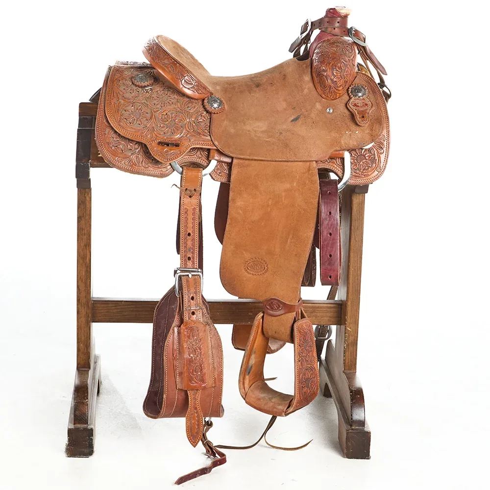 Nrs Competitor Series Used 14.5in 1/2 Breed Calf Roper - Image 2