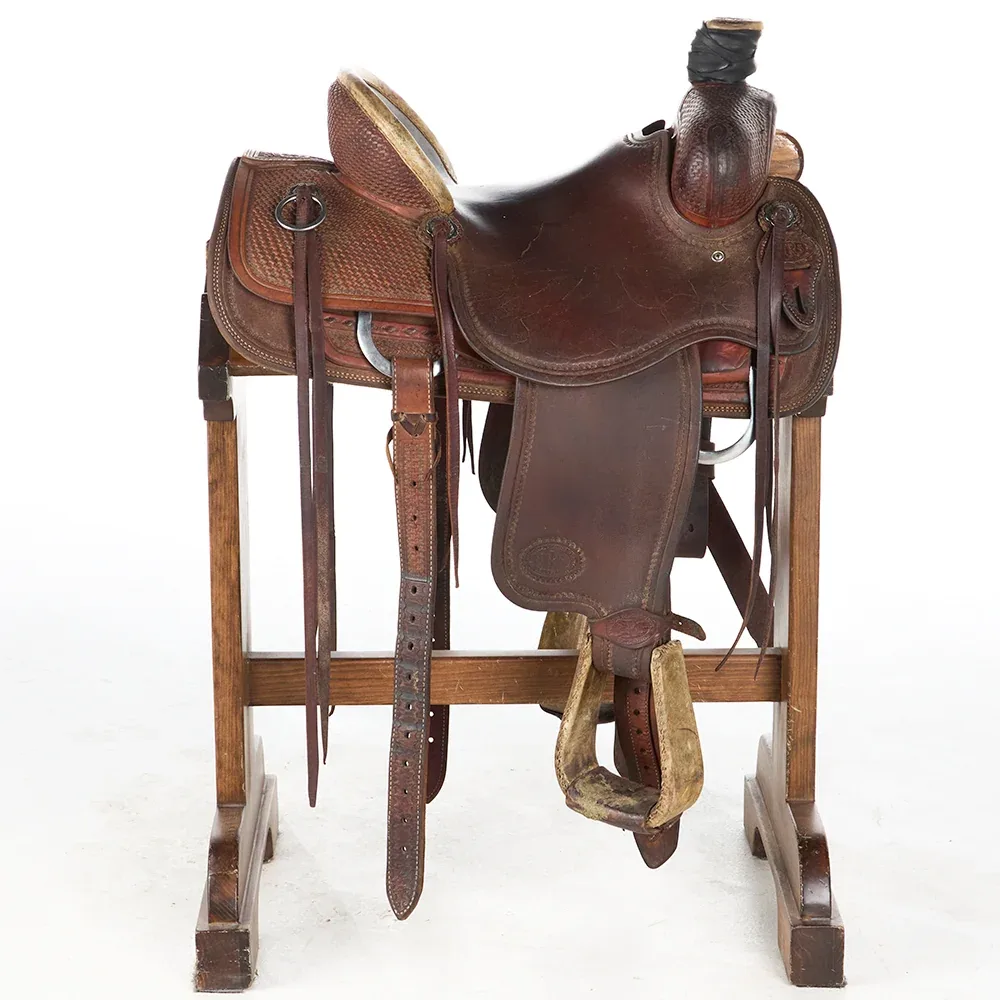 Nrs Competitor Series Used 14.5in Basket Weave Ranch Roper - Image 2