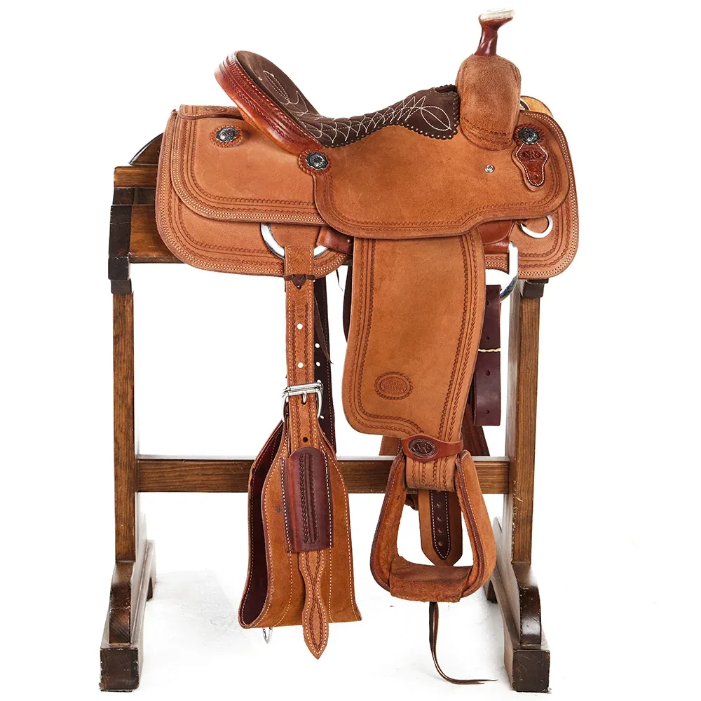 Nrs Competitor Series Used 14in Roughout Quilted Seat Team Roper - Image 2