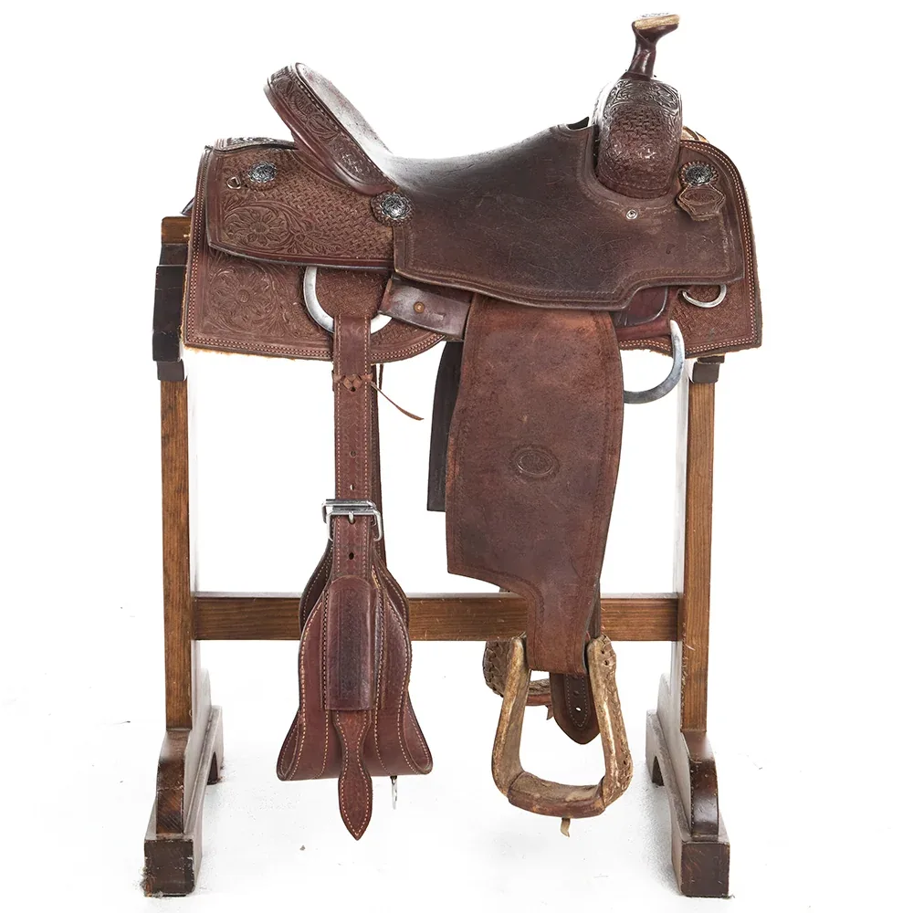 Nrs Competitor Series Used 15in 1/2 Breed Team Roper - Image 2