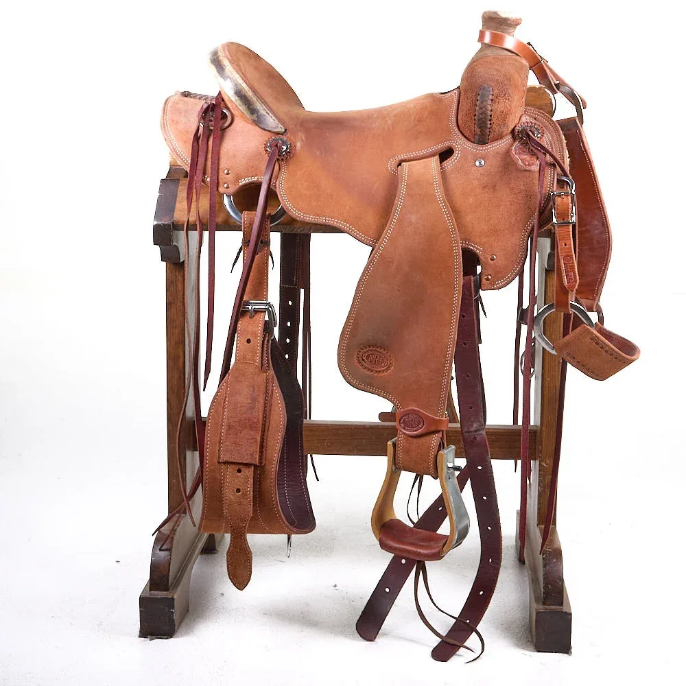 NRS Competitor Series Used 16.5in Roughout Ranch Roper - Image 2