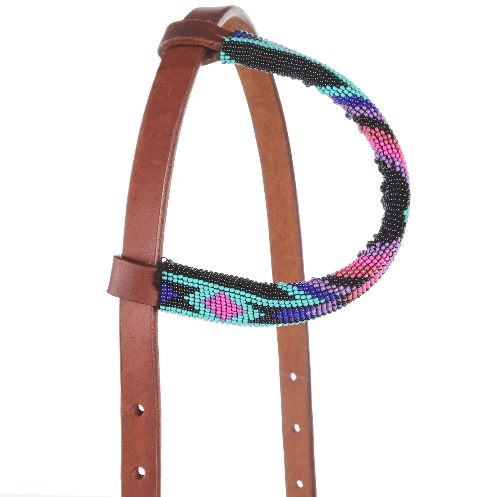 NRS Cosmic Cowgirl Beaded Single Ear Headstall - Image 2