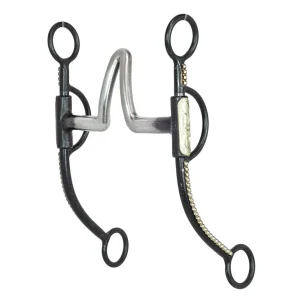NRS Dotted Black Steel Shank Las Cruces Bit