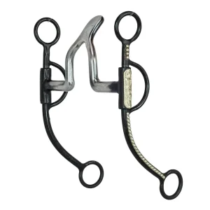 NRS Dotted Black Steel Shank Wide Cathedral Bit