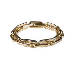 NRS Gold Chain Link Bracelet