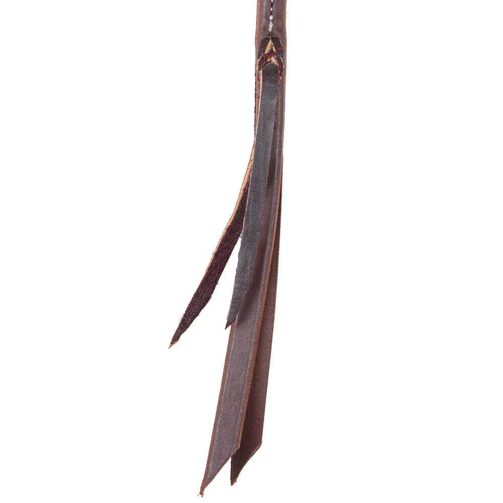 NRS Heavy Oil Blood Knot Leather Quirt - Image 2